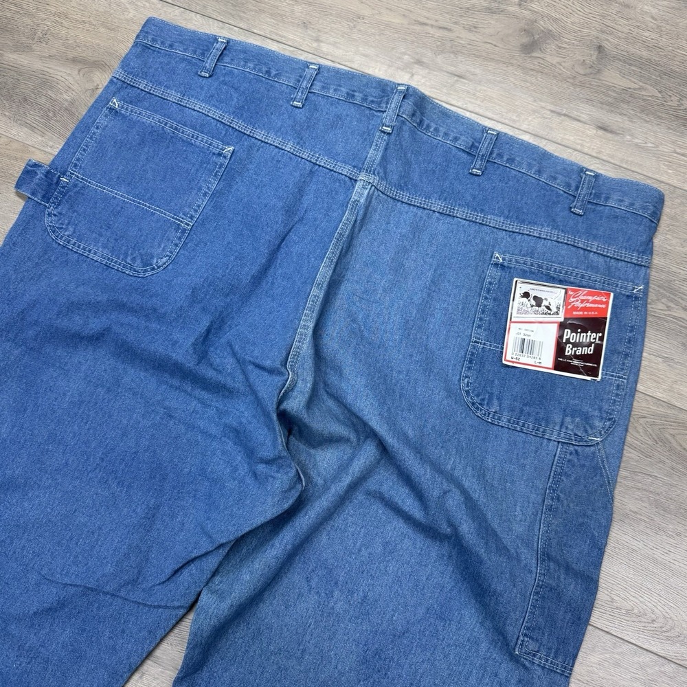 NWI Pointer Brand Blue Denim Jeans Men Sz 52xM LC King Bristol‎ TN Cotton READ